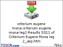 criterium eugene mona : criterium eugene mona-leg2-Results SS11 of Criterium Eugene Mona leg 2_asp.htm