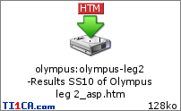 olympus : olympus-leg2-Results SS10 of Olympus leg 2_asp.htm