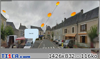 2016: le 21/05 entre 23 h 15 et 0 h 20 - Formes ovales orange et opaques - Lumières étranges dans le ciel - Luché Pringé - Sarthe (dép.72) 353hkgen