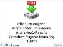 criterium eugene mona : criterium eugene mona-leg1-Results Criterium Eugene Mona leg 1.htm