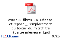 e90 : e90-filtres-RA  Dépose et repose _ remplacement du boîtier du microfiltre _(partie inférieure_).pdf