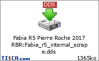 Fabia R5 Pierre Roche 2017 RBR : Fabia_r5_internal_scrape.dds