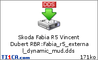 Skoda Fabia R5 Vincent Dubert RBR : Fabia_r5_external_dynamic_mud.dds