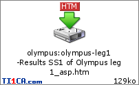 olympus : olympus-leg1-Results SS1 of Olympus leg 1_asp.htm