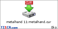 metalhand 11 : metalhand.cur