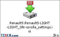 Renault5 : Renault5-LIGHT-LIGHT_ON-corolla_settings.ini