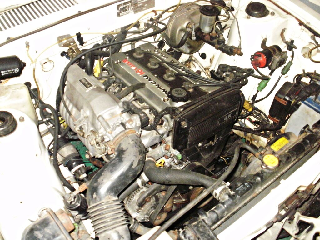 toyota : corolla KE70-3 moteur.JPG