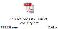Feuillet Zoé City Feuillet Zoé City