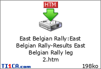 East Belgian Rally : East Belgian Rally-Results East Belgian Rally leg 2.htm