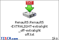 Renault5 : Renault5-EXTRALIGHT-extralight _off-extralight off.txt