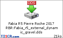 Fabia R5 Pierre Roche 2017 RBR : Fabia_r5_external_dynamic_gravel.dds