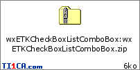 wxETKCheckBoxListComboBox : wxETKCheckBoxListComboBox.zip