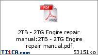 2TB - 2TG Engire repair manual