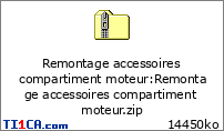 Remontage accessoires compartiment moteur : Remontage accessoires compartiment moteur.zip