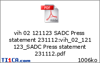 vih 02 121123 SADC Press statement 231112