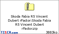 Skoda Fabia R5 Vincent Dubert rFactor : Skoda Fabia R5 Vincent Dubert rFactor.zip