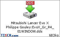 Mitsubishi Lancer Evo X Philippe Gouley : EvoX_Gr_R4_01WINDOW.dds