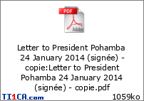 Letter to President Pohamba 24 January 2014 (signée) - copie