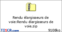 Rendu élargisseurs de voie : Rendu élargisseurs de voie.zip