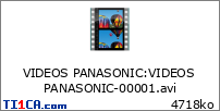 VIDEOS PANASONIC : VIDEOS PANASONIC-00001.avi