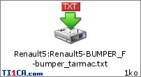 Renault5 : Renault5-BUMPER_F-bumper_tarmac.txt