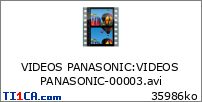 VIDEOS PANASONIC : VIDEOS PANASONIC-00003.avi