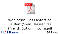 sven hassel : Les Panzers de la Mort (Sven Hassel t. 2) (French Edition)_nodrm.pdf
