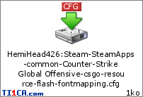 HemiHead426 : Steam-SteamApps-common-Counter-Strike Global Offensive-csgo-resource-flash-fontmapping.cfg
