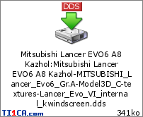 Mitsubishi Lancer EVO6 A8 Kazhol : Mitsubishi Lancer EVO6 A8 Kazhol-MITSUBISHI_Lancer_Evo6_Gr.A-Model3D_C-textures-Lancer_Evo_VI_internal_kwindscreen.dds
