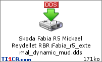 Skoda Fabia R5 Mickael Reydellet RBR : Fabia_r5_external_dynamic_mud.dds