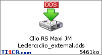 Clio RS Maxi JM Leclerc : clio_external.dds
