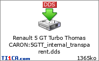 Renault 5 GT Turbo Thomas CARON : 5GTT_internal_transparent.dds