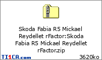 Skoda Fabia R5 Mickael Reydellet rFactor : Skoda Fabia R5 Mickael Reydellet rFactor.zip