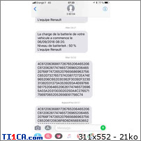 SMS de la Zoé en mode ASCII / Hexa Mtb58l0i