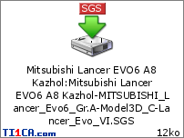 Mitsubishi Lancer EVO6 A8 Kazhol : Mitsubishi Lancer EVO6 A8 Kazhol-MITSUBISHI_Lancer_Evo6_Gr.A-Model3D_C-Lancer_Evo_VI.SGS