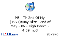 MB - Th 2nd Of My (1971) : May Blitz - 2nd of May - 06 - High Beech - 4.59.mp3