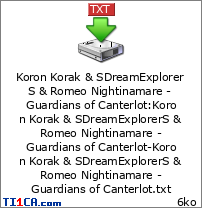 Koron Korak & SDreamExplorerS & Romeo Nightinamare - Guardians of Canterlot : Koron Korak & SDreamExplorerS & Romeo Nightinamare - Guardians of Canterlot-Koron Korak & SDreamExplorerS & Romeo Nightinamare - Guardians of Canterlot.txt