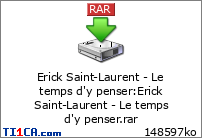 Erick Saint-Laurent - Le temps d'y penser